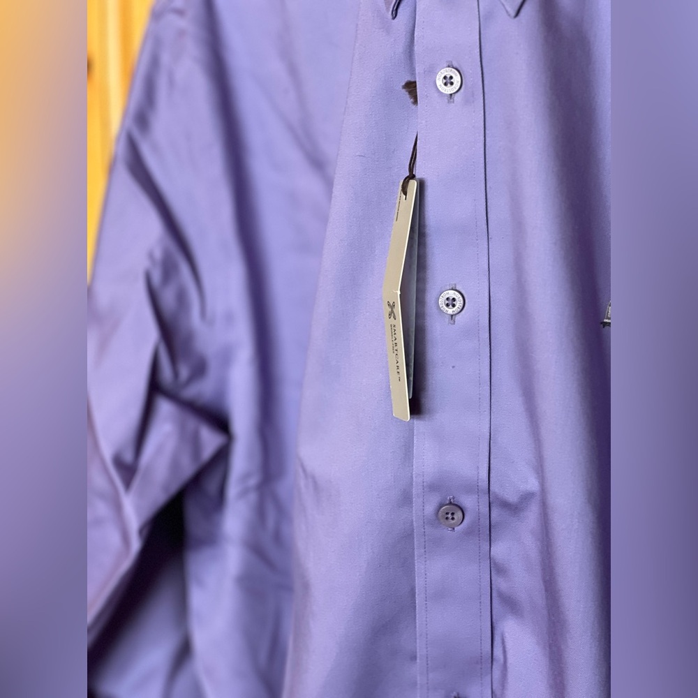 Nordstrom Men’s Shirt Violet Large NWT - Picture 5 of 14